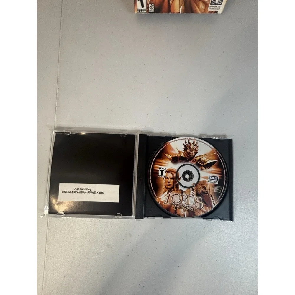 Lords of EverQuest (PC 2003) Small Box PC GAME Great Condition. Complete/Poster